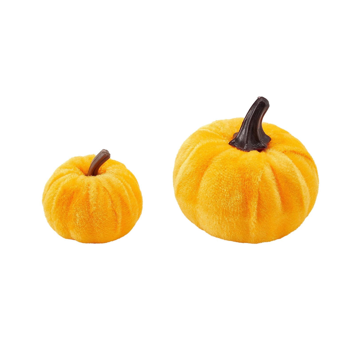 Bazyrey Velvet Pumpkins Fake Mini Pumpkin,Halloween Decor 12pcs Artificial Fake Velvet Pumpkins Decoration for Fall(Blue+White),Happy Halloween Thanks Giving Day Autumn Decorations