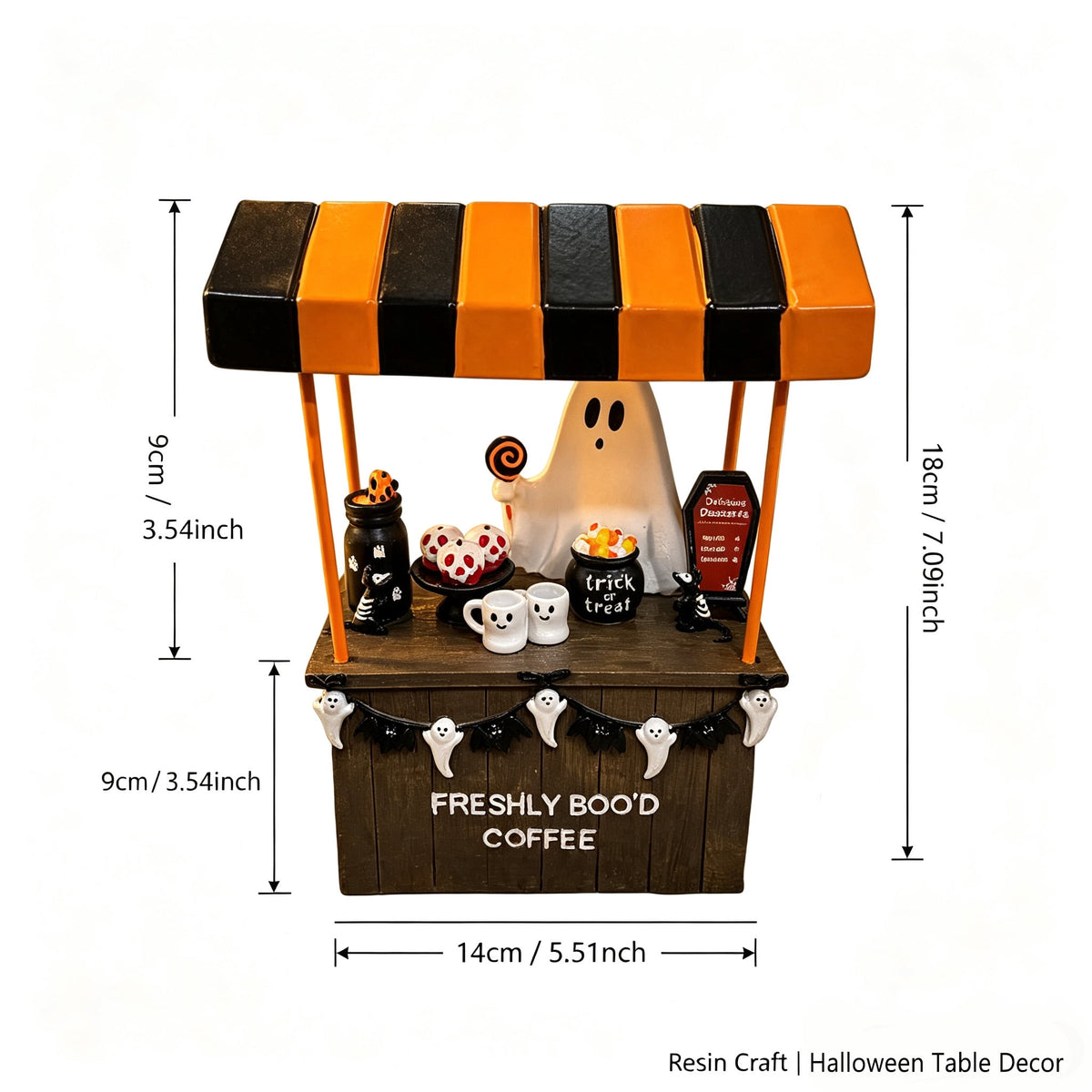 2026 Halloween Kooky Spook Ghost Figural Canister Cookie Jar,Halloween ghost canister