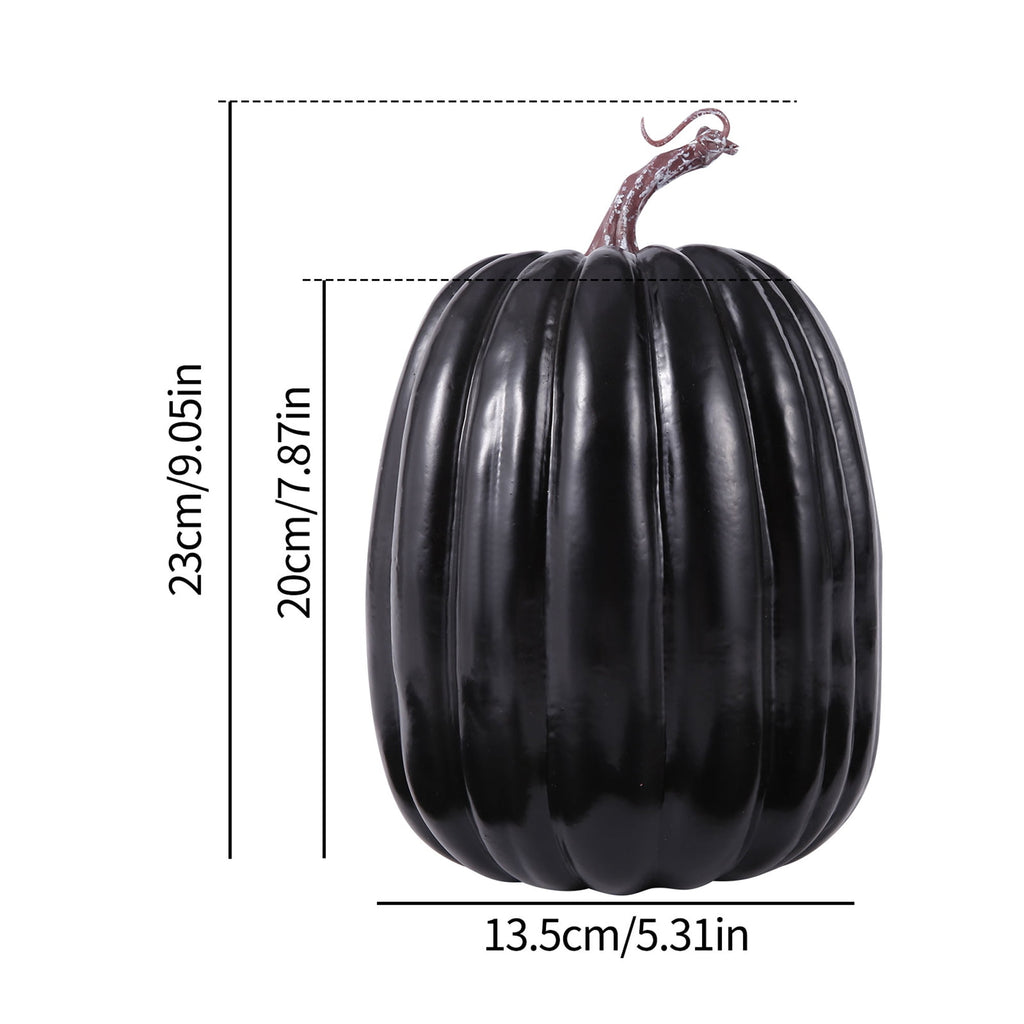 RUINIXCW 8 Inch Large Artificial Pumpkins Fall Decorations Thanksgiving Halloween Pumpkins Giant Fake Pumpkins Foam Pumpkins Autumn Harvest Home Decor