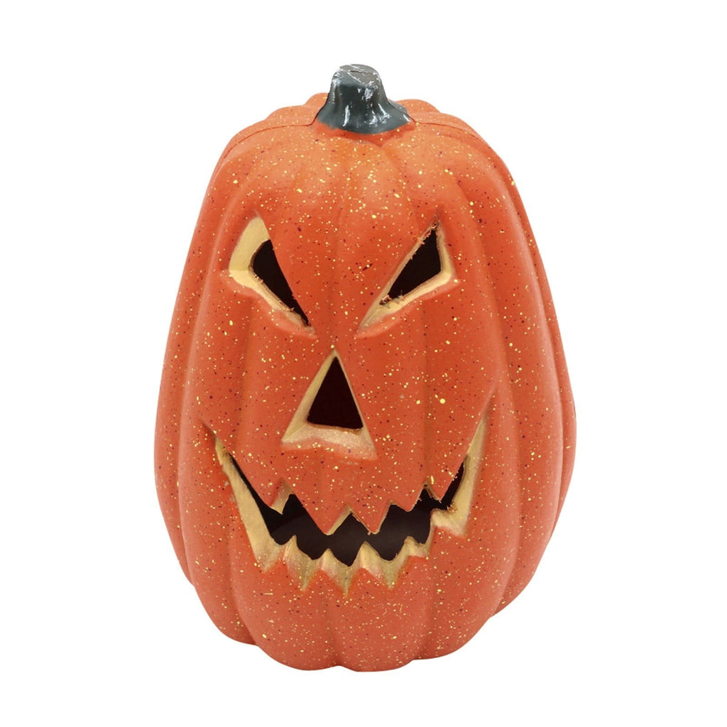 Halloween LED Light-Up Pumpkin Decoration Spooky Jack-O'-Lantern for Indoor & Outdoor Use, Battery Operated