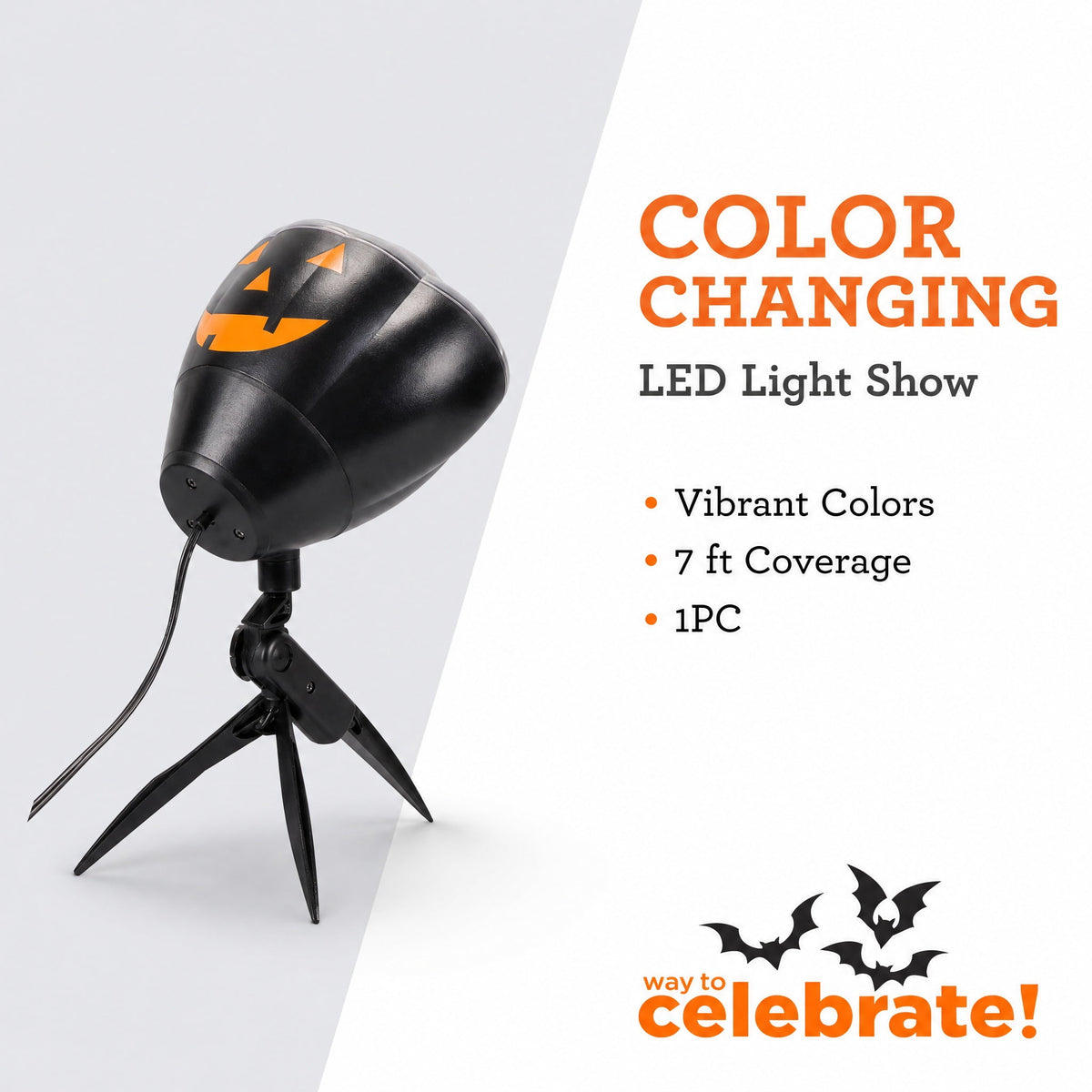 Halloween Light Show Illuminations Color Changing Light Waves Projector Light with Easy Installation