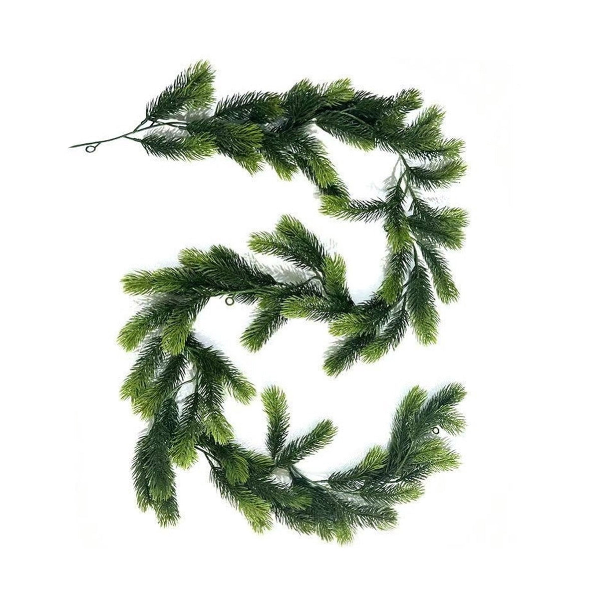yulier Artificial Garland 70.86 inch Spring Garland with Flowers, Faux Vines Floral Hanging Garland for Holiday Wedding Spring Home Party Window Door Fireplace Table Indoor Outdoor Decor