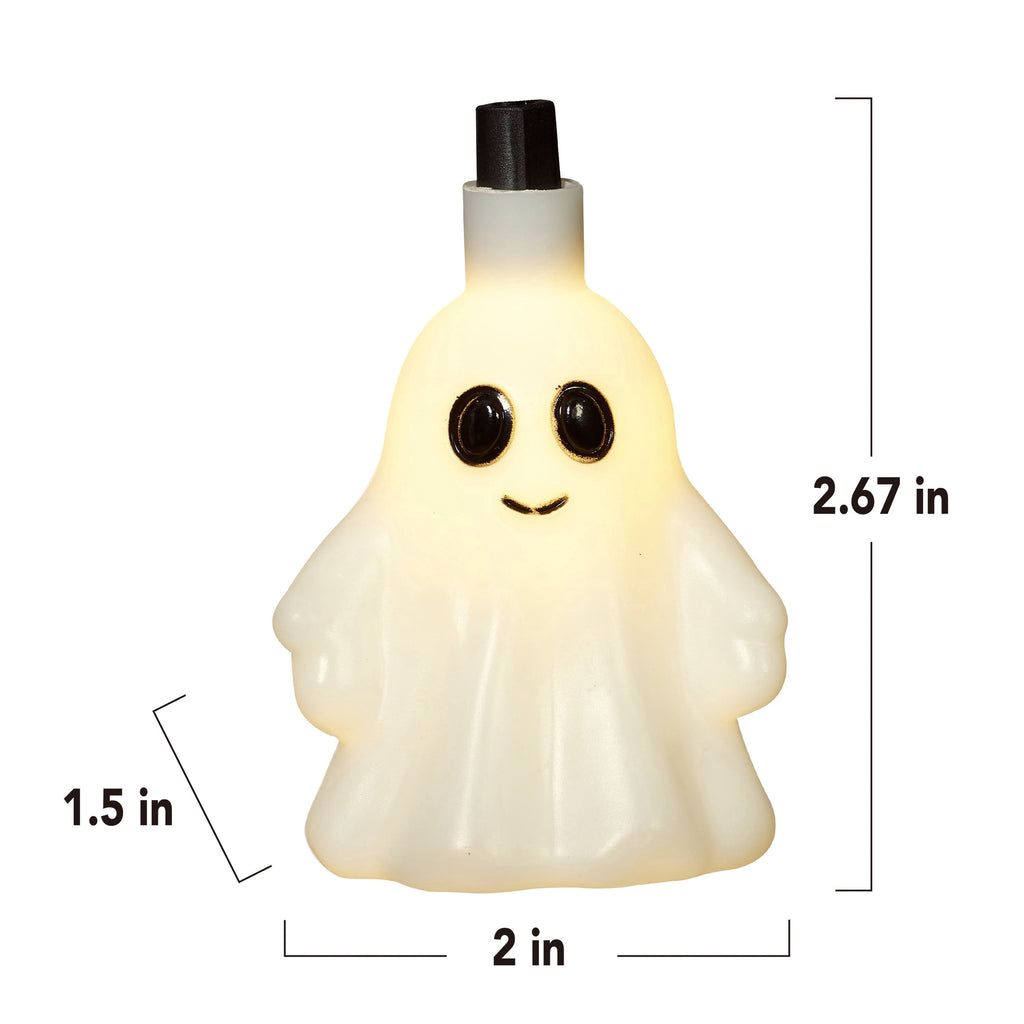 Indoor/Outdoor 10-Count LED Pumpkin String Lights, Warm White, 6.5', Halloween by Way To Celebrate