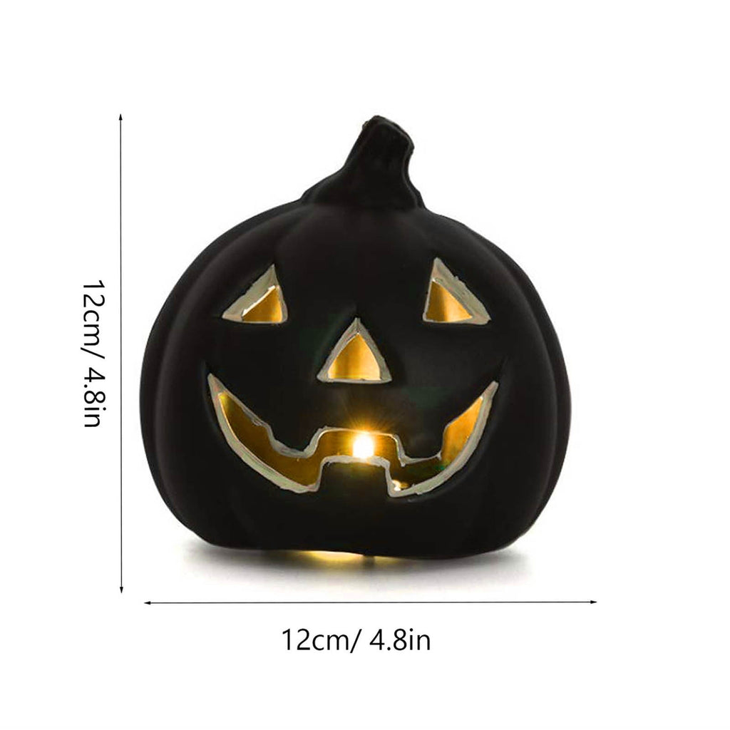 Qndoxp Halloween Pumpkin Lantern, LED Light‑Up Jack‑O‑Lantern for Yard Table House Party Holiday Decor