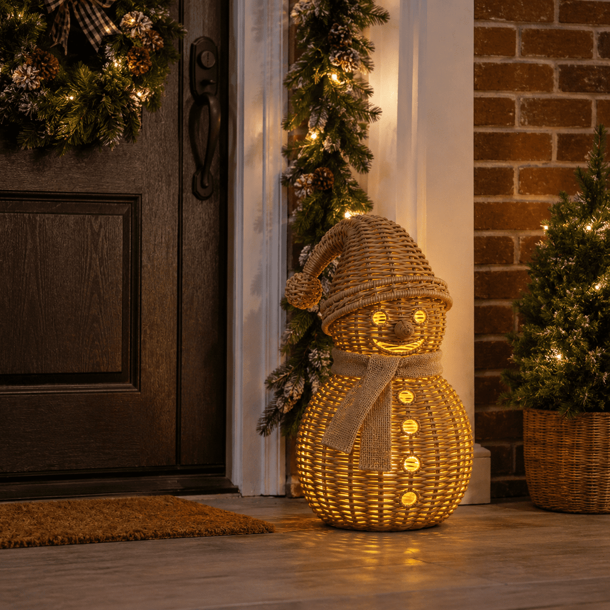 Handwoven Pumpkin Lantern, Rustic Vintage Halloween Decor, 28cm Woven Pumpkin Lantern Without LED Candle Light, Pumpkin Ornament for Mantel Doorstep Halloween Party Decorations