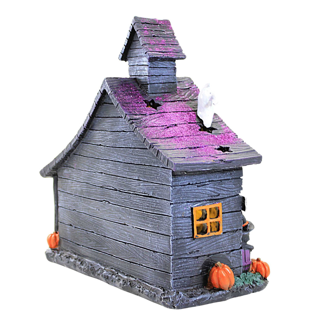 Transpac 11.00In Haunted House With Pumpkins, Polyresin, Scary Halloween Th00703