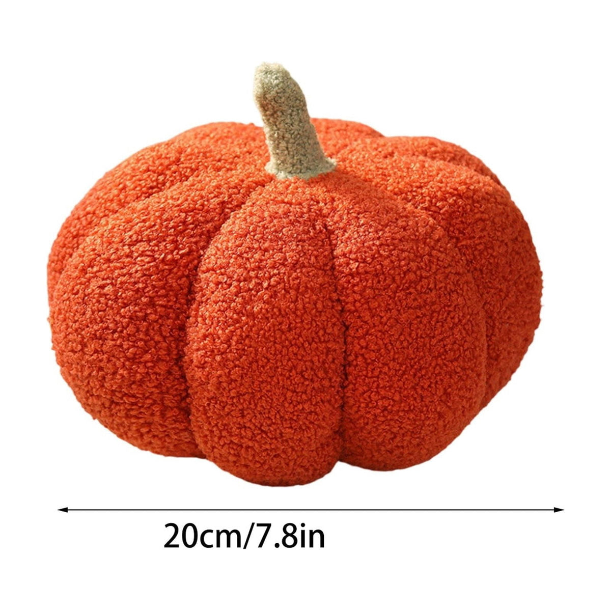 Halloween Plush Pumpkin Decorations, Soft Stuffed Fabric Pumpkins for Fall Harvest & Spooky Season Home Decor
