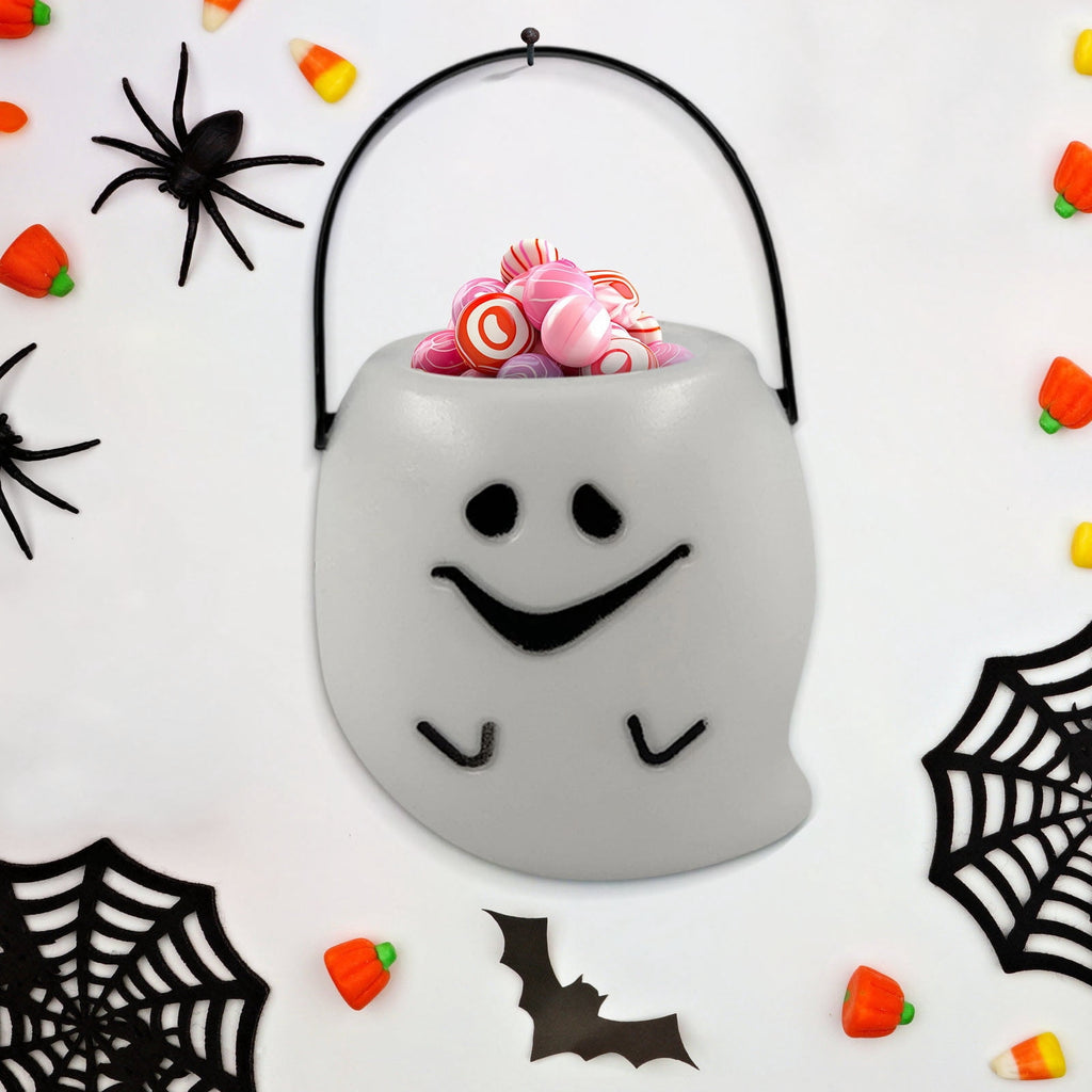 Kyusrd Trick or Treat Halloween Lantern Pumpkin Decoration Lighted Table Centerpieces Ornaments Spooky Pumpkin Prop Decor Decorative Wedding Candy Bowl Organizer Canisters